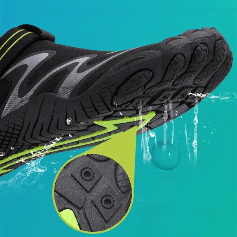 (image for) TENGOO Men Beach Wading Sandal Quick Dry Non-Slip Breathable Sports Shoes for Outdoor Hiking Surf Fishing Fitness