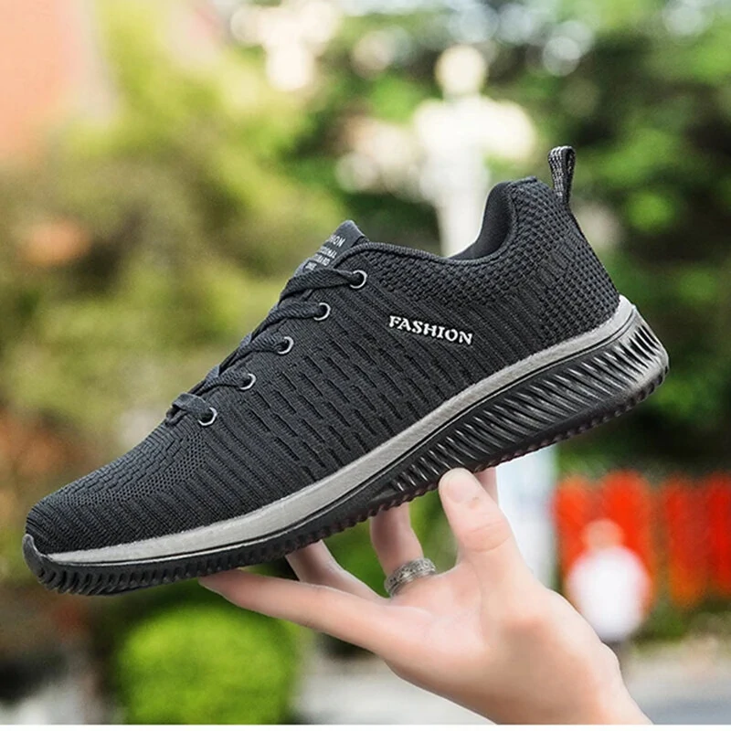 (image for) TENGOO Outdoors Mesh Material Breathable Anti-slip Lightweight Casual Sport shoes for Running Basketball Workout Gym