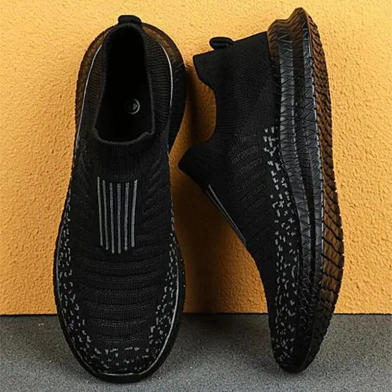 (image for) TENGOO Sports Leisure Shoes Breathable Anti Slip Shock-Absorbing Running Shoes Lightweight Safety Comfortable Men Mesh Shoes for Outdoor Jogging Climbing Cycling