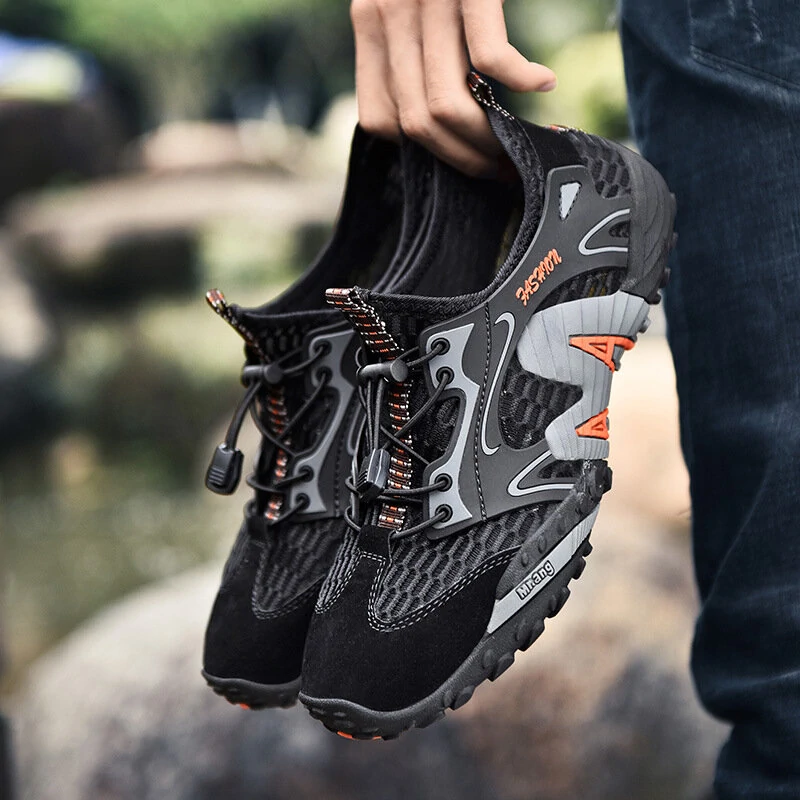 (image for) Water Lightweight Barefoot Waterproof Trekking Outdoor Quick Dry Breathable Sneakers Trekking Climbing Elastic Man Hiking Shoes