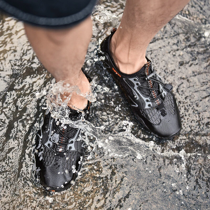 (image for) Water Lightweight Barefoot Waterproof Trekking Outdoor Quick Dry Breathable Sneakers Trekking Climbing Elastic Man Hiking Shoes